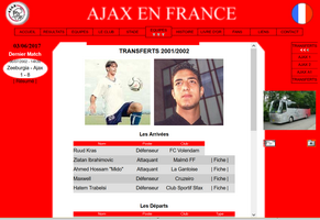 Deuxième version d'Ajax en France - Sacrés transferts...