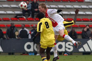 Rasmus Lindgren Les supporters du Ghana - Ajax Foto Side