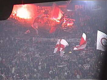 Ambiance avant le match! (photo AFS)