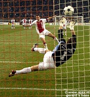 Galasek sur penalty : 3-2 (photo ajax.nl)