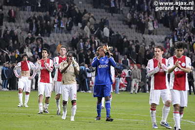 L'Ajax remercie les supporters de leur soutien